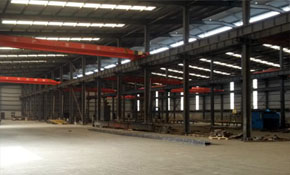 Steel structure processing base