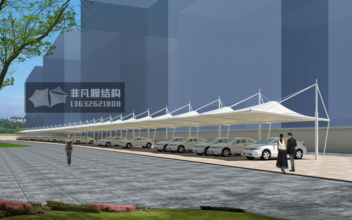 TC002 film structure parking shed
