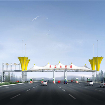 SF003 high-speed toll station membrane structure canopy