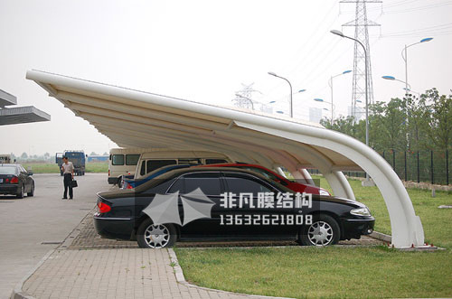 TC006 membrane structure parking shed