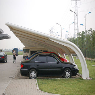 TC006 membrane structure parking shed