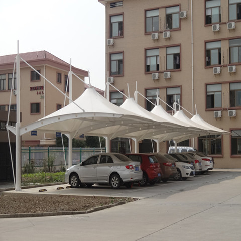 TC009 membrane structure parking shed