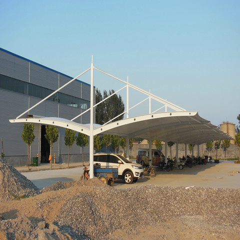 TC011 membrane structure parking shed