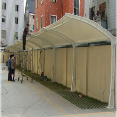 TC013 membrane structure bicycle parking shed type seven