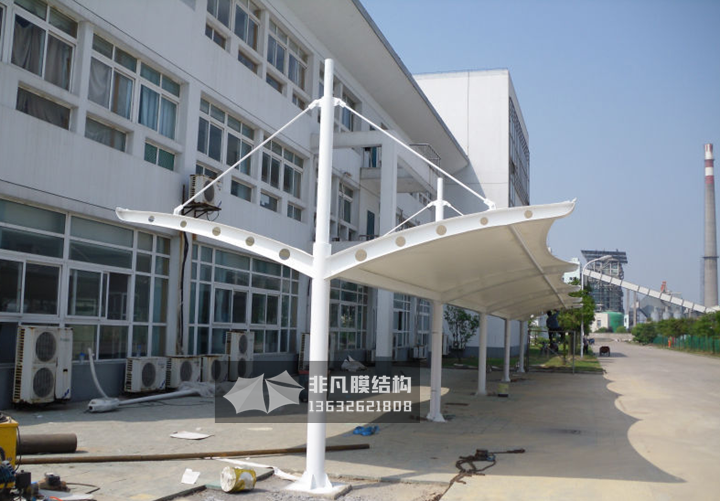TC014 membrane structure bicycle parking shed
