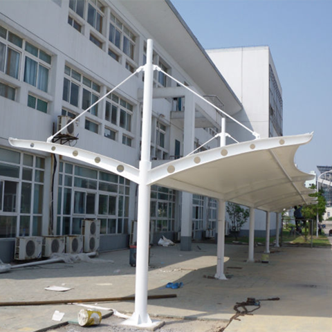 TC014 membrane structure bicycle parking shed