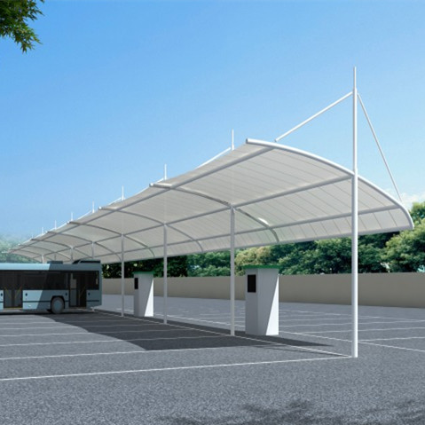 TC016 Charging pile membrane structure canopy