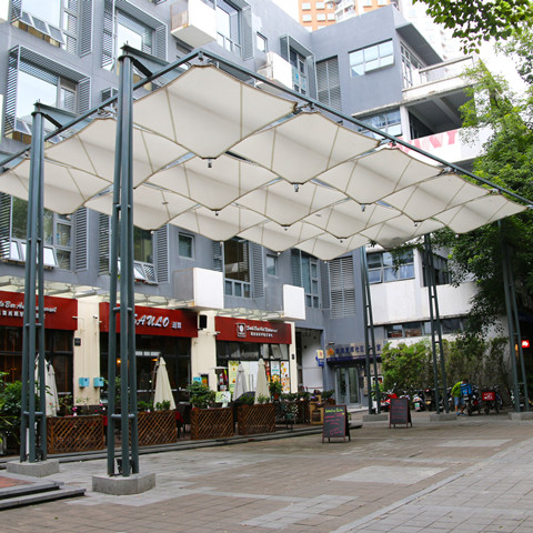 JG002 square landscape film structure
