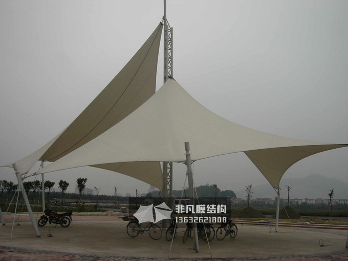 JG006 广场休闲景观膜结构 广州蕉门河