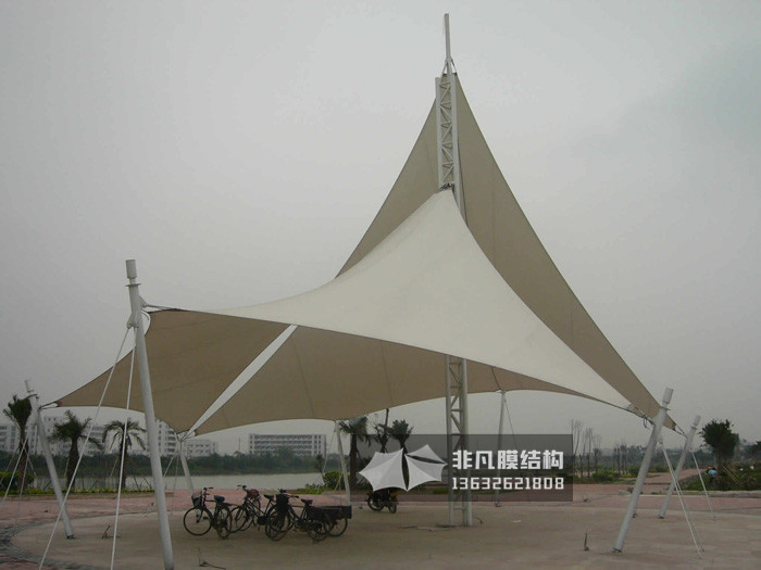 JG006 广场休闲景观膜结构 广州蕉门河