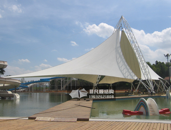 JG010 membrane structure canopy landscape