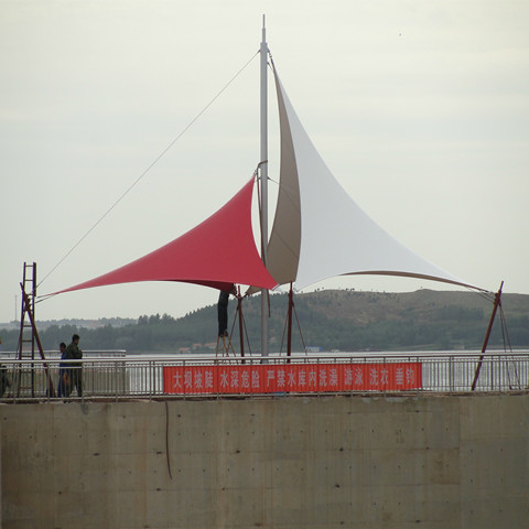 JG013 square landscape membrane structure canopy