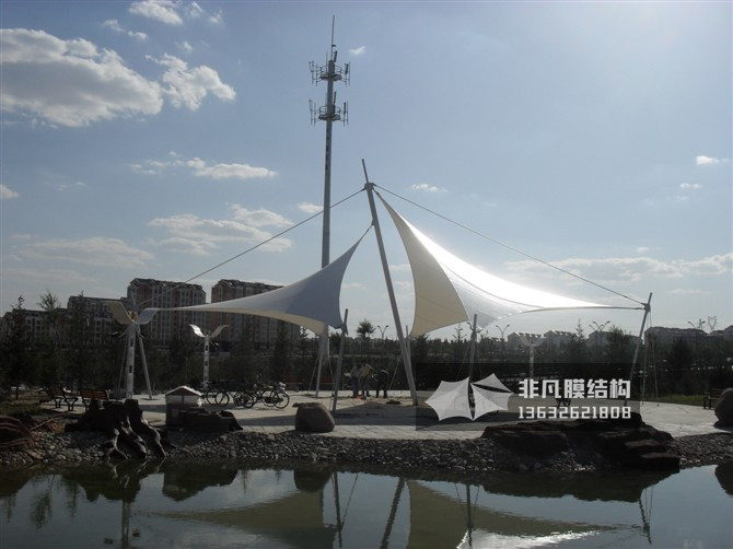 JG015 park landscape membrane structure canopy