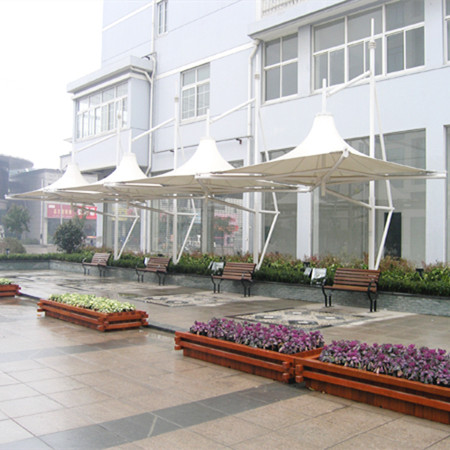 JG023 景观膜结构雨棚小品