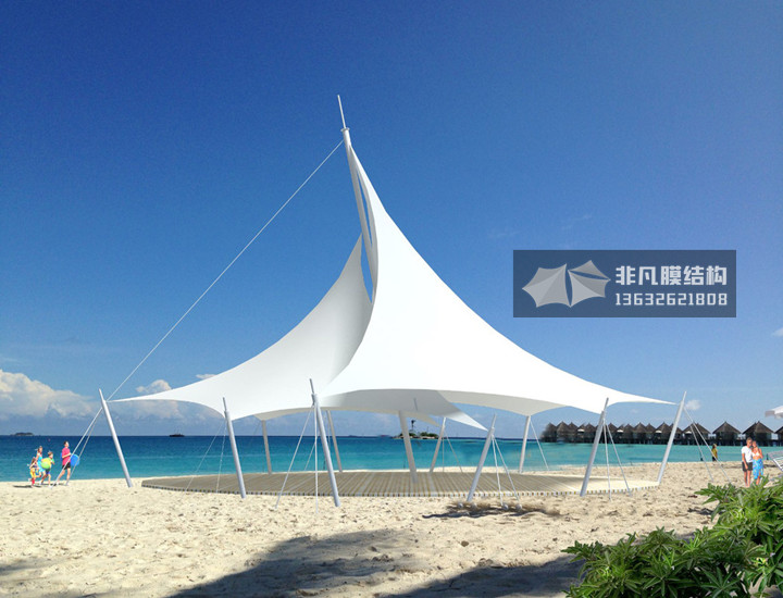 JG026 Seaside Landscape membrane structure canopy
