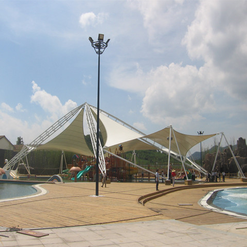 JG027 amusement park landscape membrane structure canopy