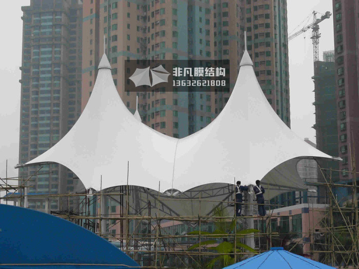WT002 舞台景观膜结构 广州黄金海岸