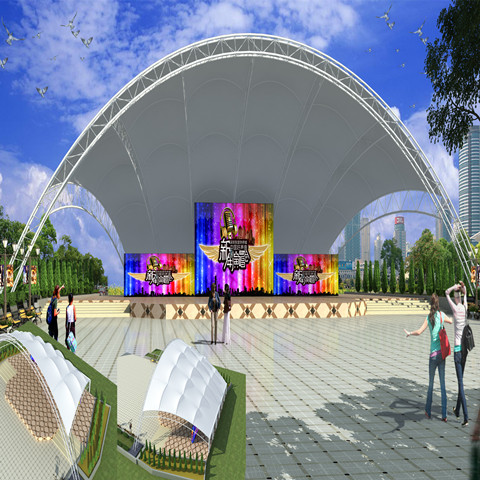 WT008 stage landscape membrane structure