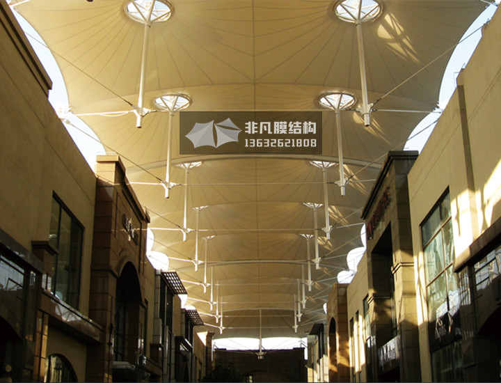 SY004 Roof membrane structure of shopping malls