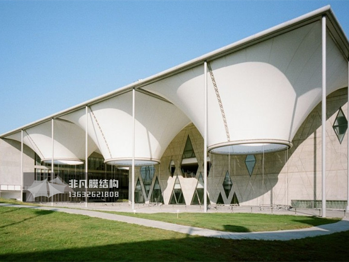 SY008 commercial street membrane structure canopy