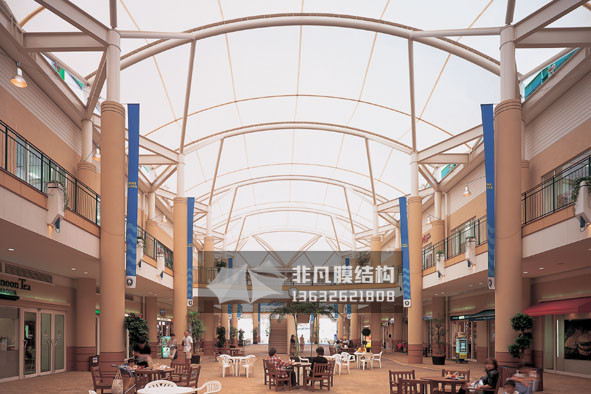 SY010 Roof membrane structure of shopping malls