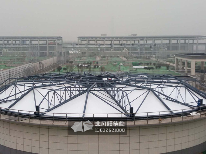 WS001 Membrane structure of sewage pool facilities