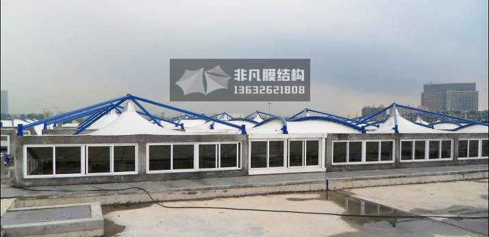 WS002 Membrane structure of sewage pool facilities