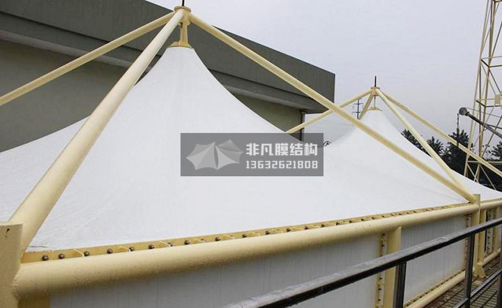 WS004 Sewage pool facilities of membrane structure
