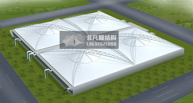 WS007 Sewage pool facilities of membrane structure