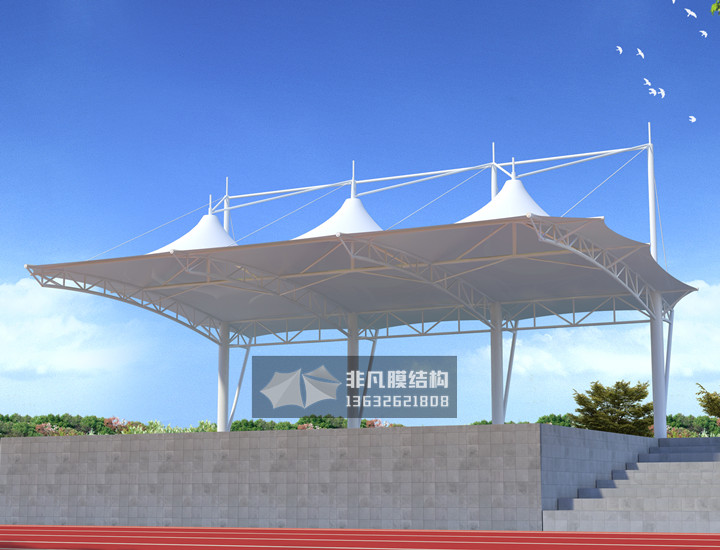 KT008 sports stand membrane structure