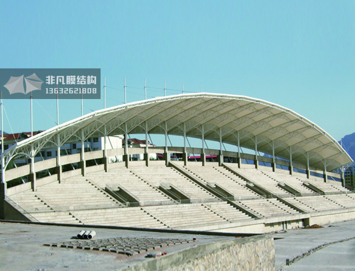 KT013 sports stand membrane structure