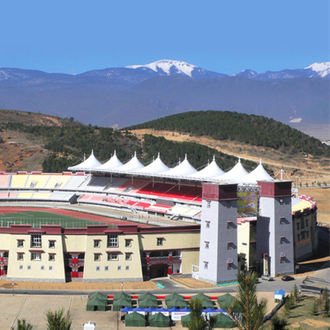 KT014 sports stand membrane structure