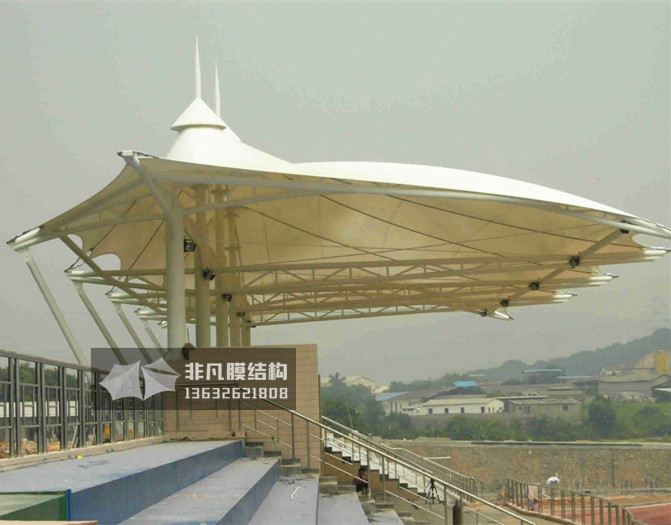 KT015 sports stand membrane structure