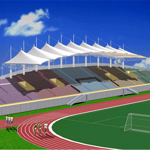 KT021 sports stand membrane structure