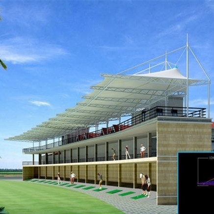 QC001 Membrane structure of golf course