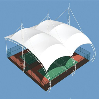 QC004 court membrane structure canopy