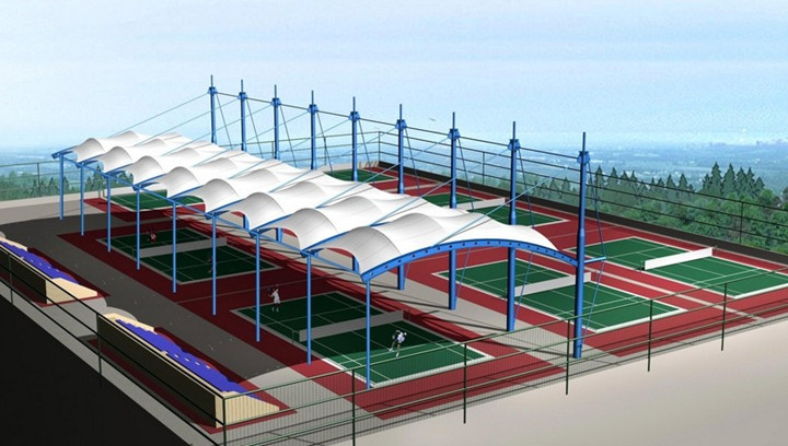 QC011 The Stadium Canopy membrane structure