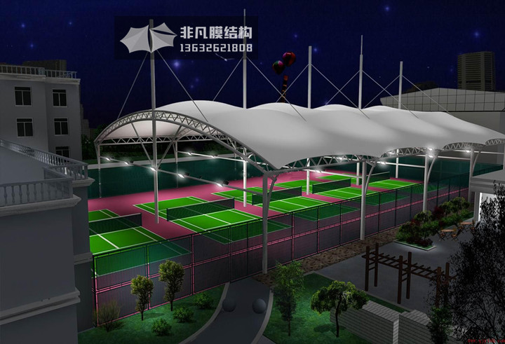QC012 The Stadium Canopy membrane structure