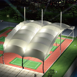 QC018 The Stadium Canopy membrane structure