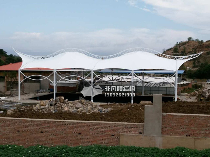 YC001 membrane structure canopy swimming pool