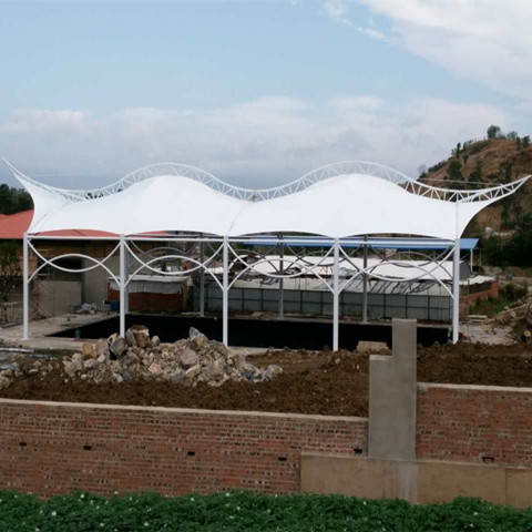 YC001 membrane structure canopy swimming pool