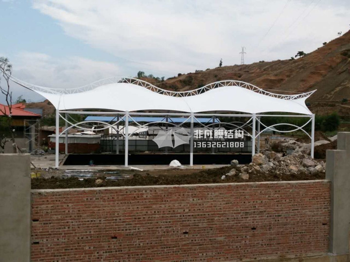 YC001 membrane structure canopy swimming pool