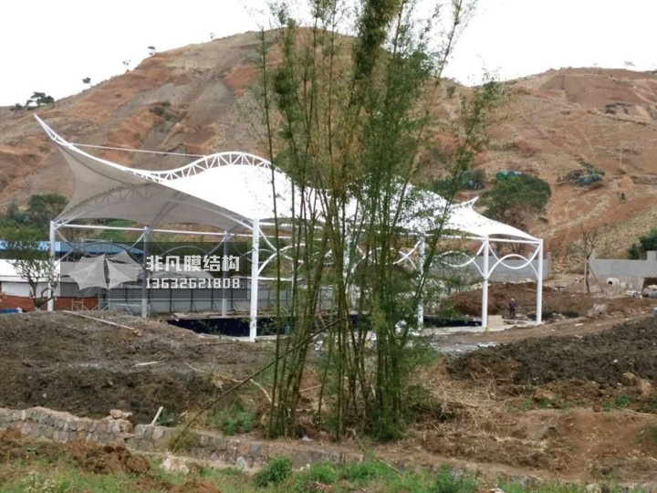 YC001 membrane structure canopy swimming pool