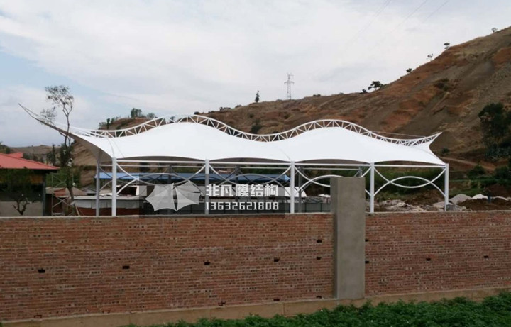 YC001 membrane structure canopy swimming pool