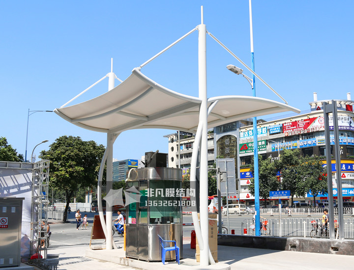 GT007 booth membrane structure canopy