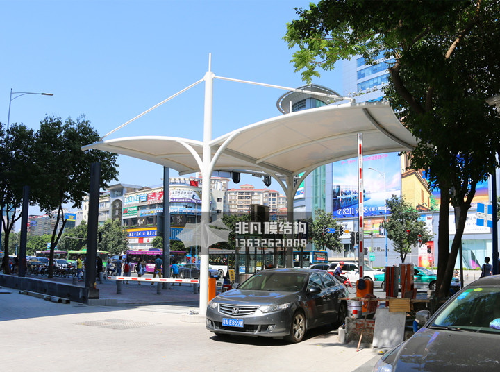 GT007 booth membrane structure canopy