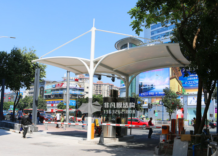 GT007 booth membrane structure canopy