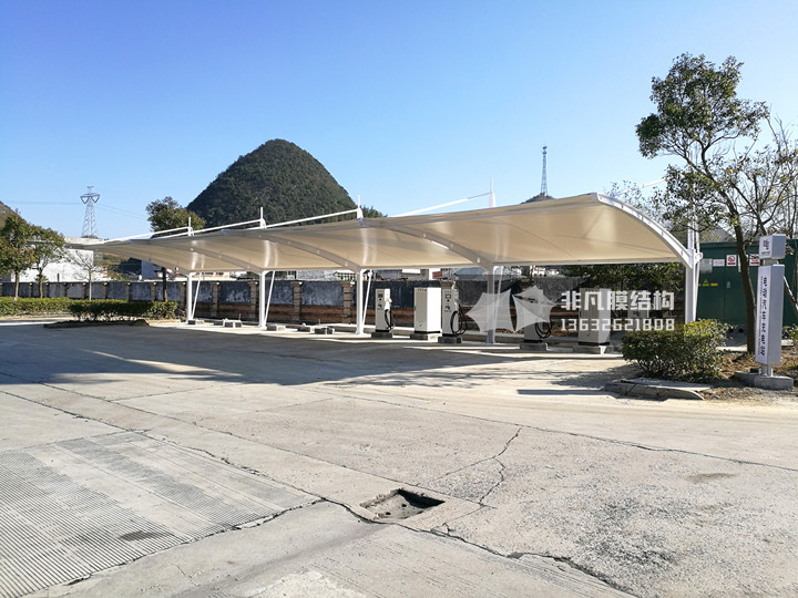 TC030 charging pile membrane structure canopy