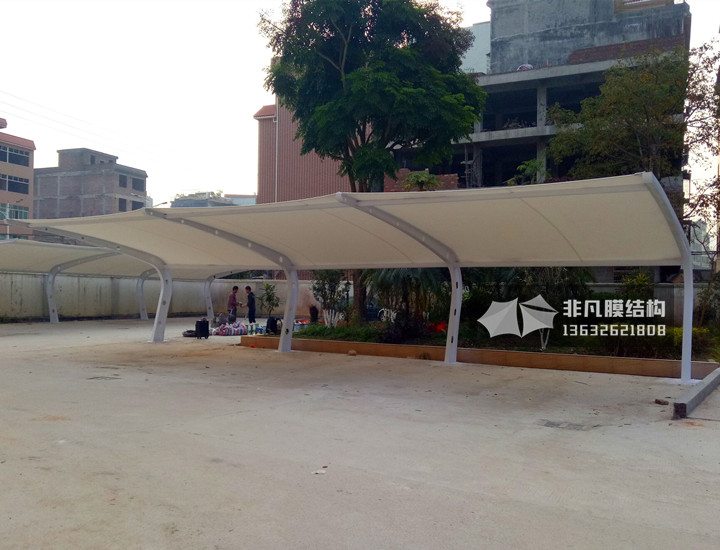 TC031 膜结构停车棚 韶关新丰县地税局