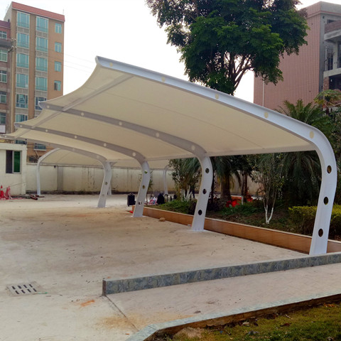 TC031 membrane structure parking shed